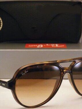 Ray-Ban RB4125 Tortoiseshell Polarized Sunglasses